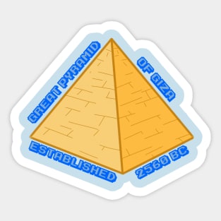 Great Pyramid of Giza Sticker